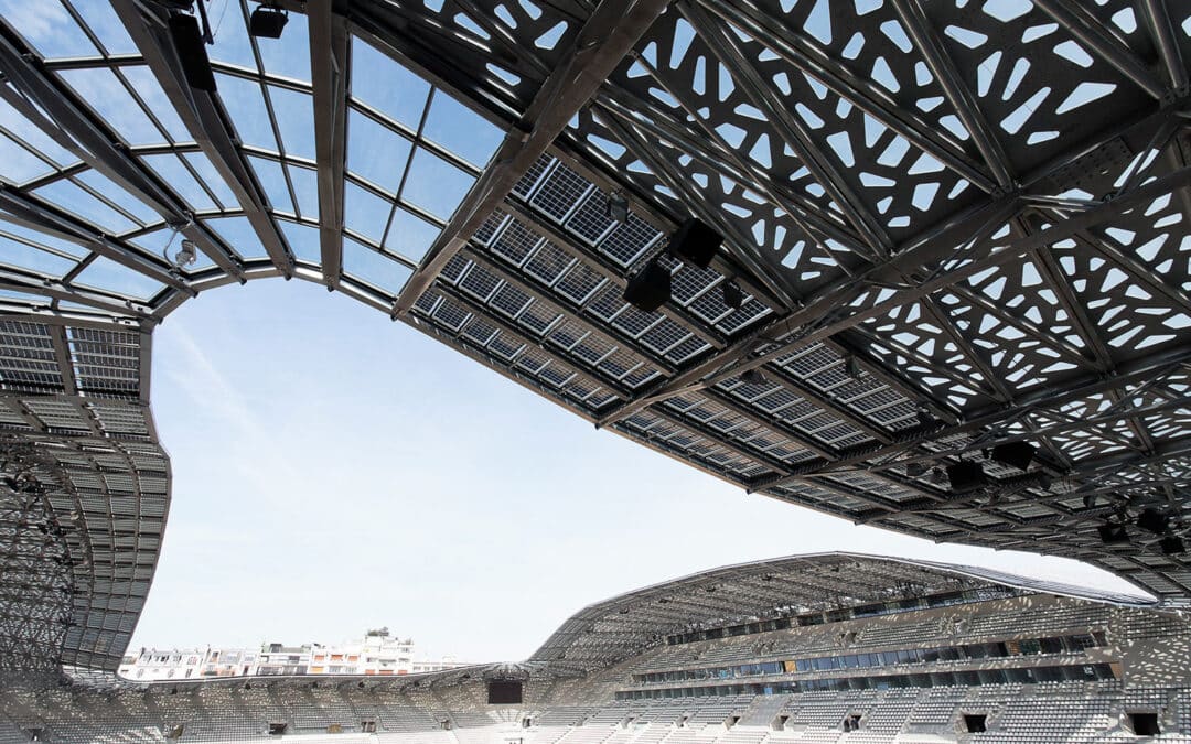 Piezas especiales para mantenimiento estructura, estadio Jean Bouin