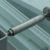 Swivel fitting - rotule - for structural bolted glass - countersunk head - seismic option available