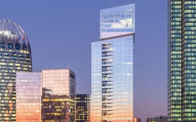 Glass fasteners for stuctural bolt facades – Saint-Gobain tower