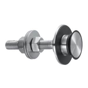 Swivel fitting - rotule - for structural bolted glass - low cost