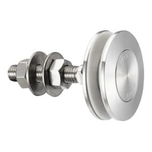 Swivel fitting - rotule - for structural bolted glass - Non-Flush with Flang eand Waterproof Gusset - ø70 mm