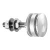 Swivel fitting - rotule - for structural bolted glass - Non-Flush Cylindrical Head - insulated glass unit