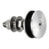 Fixed bolt for structural bolted glass - cylindrical head - for installation from the outside - Cap Nut Options