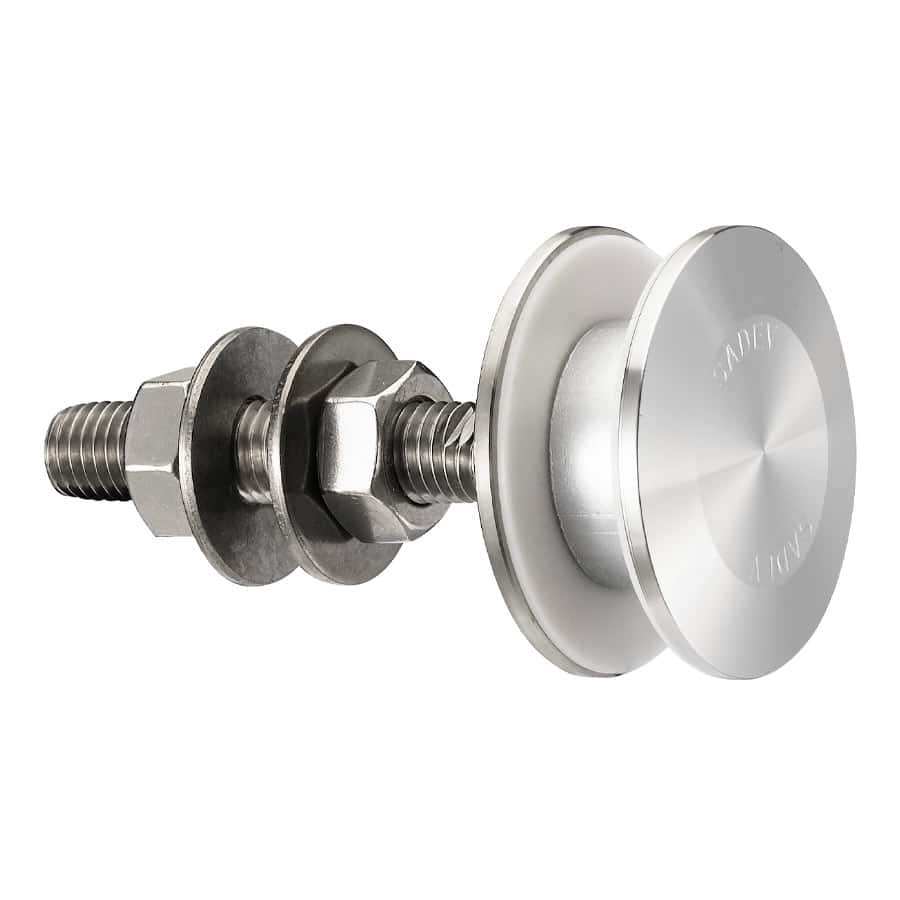 Fixed bolt for structural bolted glass - cylindrical head