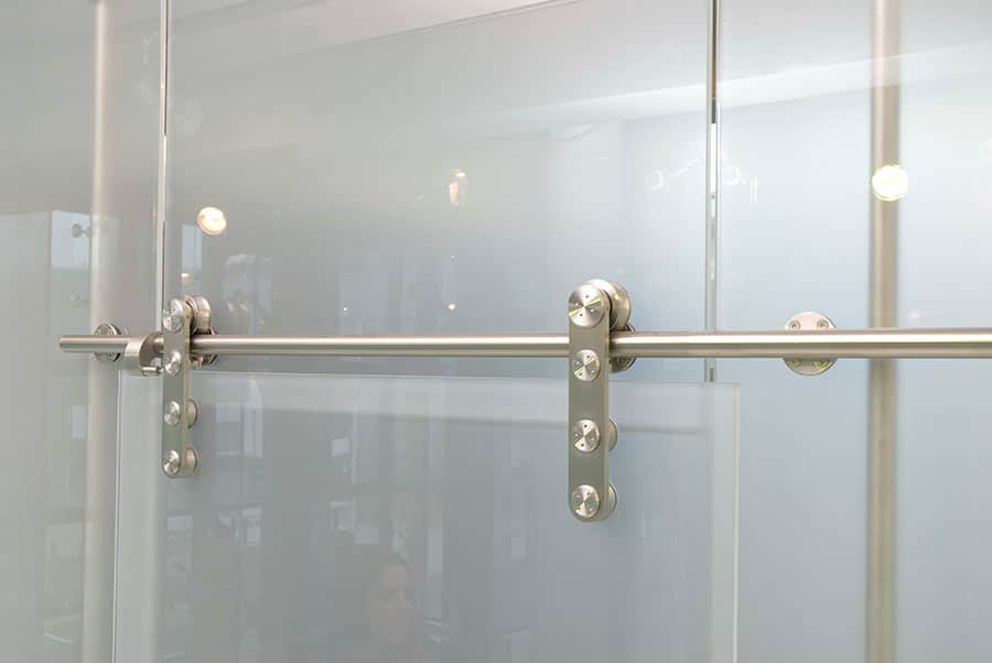 Glass door sliding system - For heavy Doors