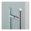 Modern handles in 316 Stainless Steel - Top and Bottom Lock