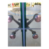 Spider Fitting Stainless Steel AISI 316 with Plate for Point Fixed Architectural Glass - Technical evaluation - Faceted Design