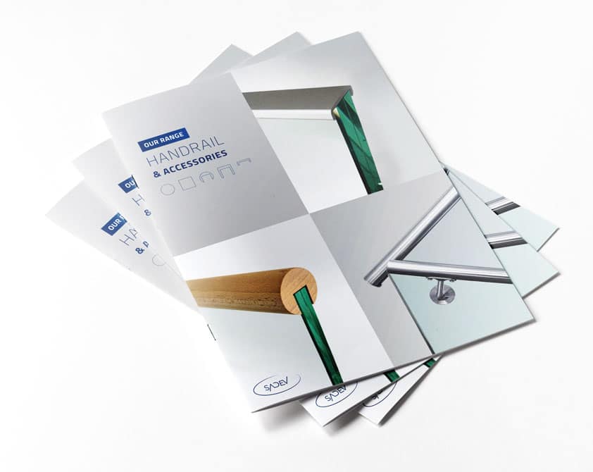 sabco glass balustrade handrail brochure wood stainless steel aluminium