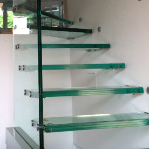 Escaliers en verre