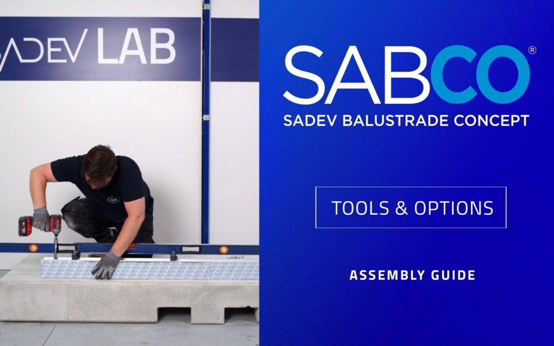 Installation instructions – SABCO glass balustrade ONE SIDE