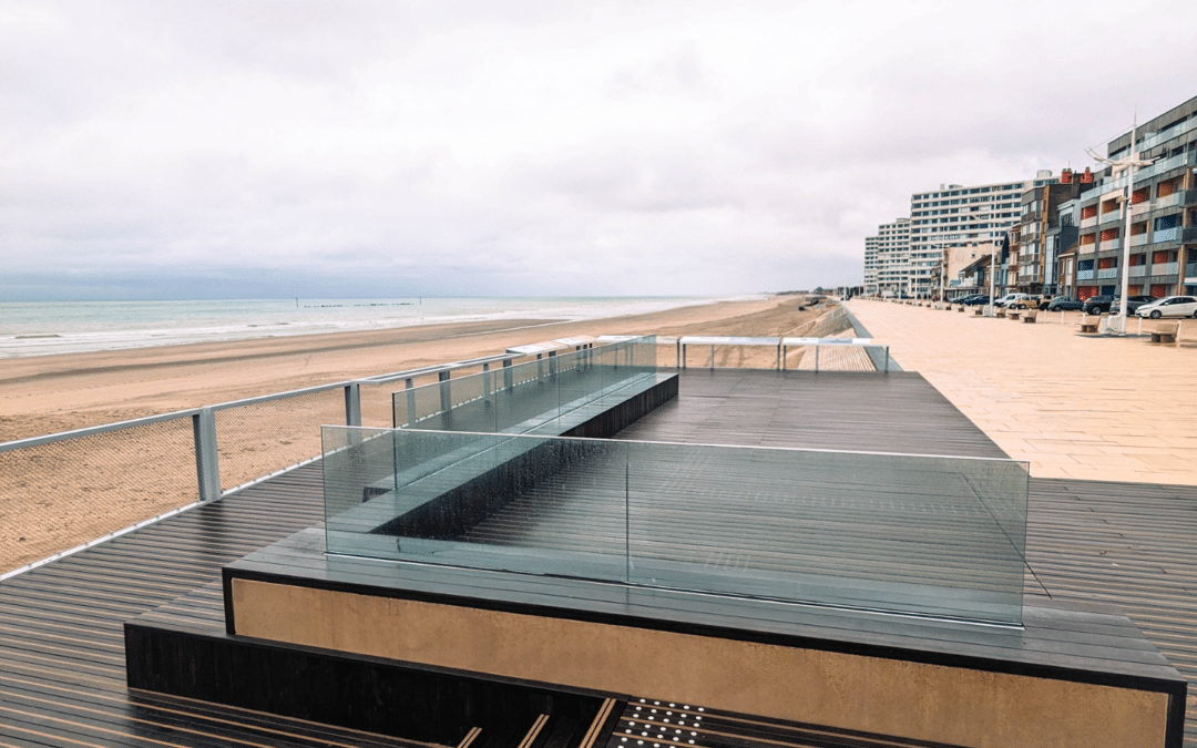 SABCO glass balustrade – Digue Malo les Bains – FRANCE